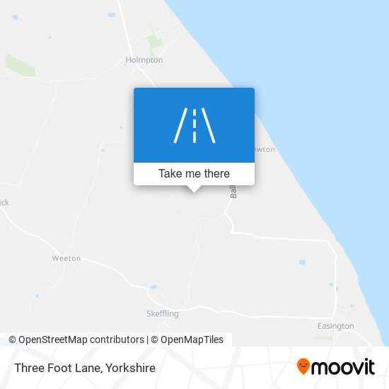 Three Foot Lane map
