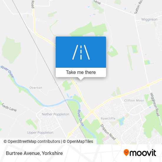 Burtree Avenue map