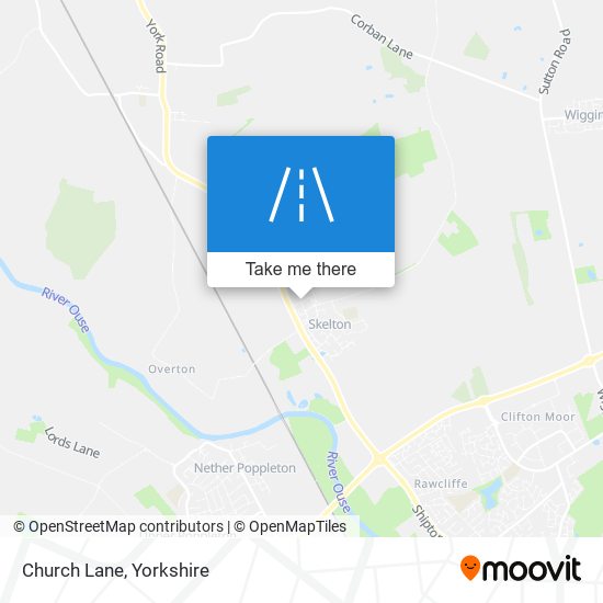 Church Lane map
