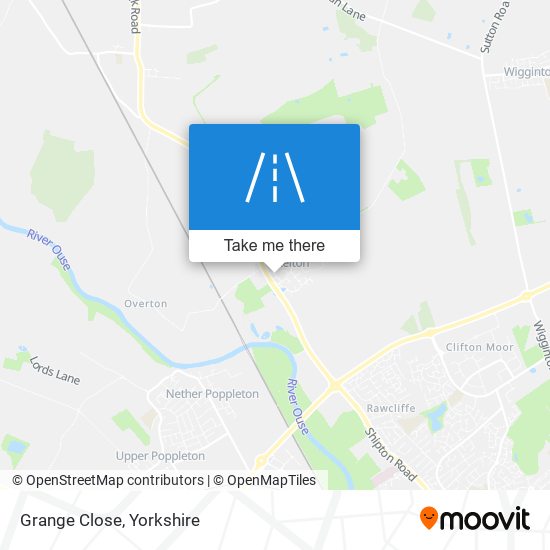 Grange Close map