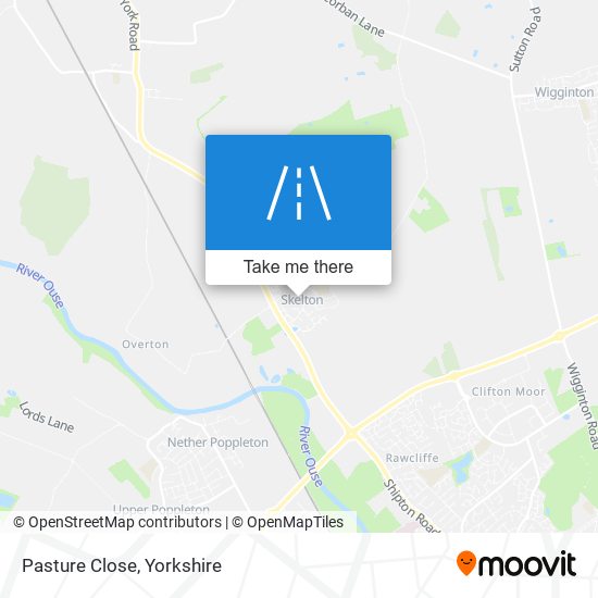 Pasture Close map