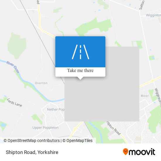 Shipton Road map
