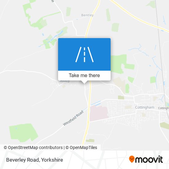Beverley Road map