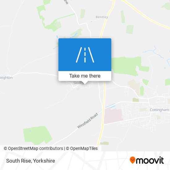South Rise map