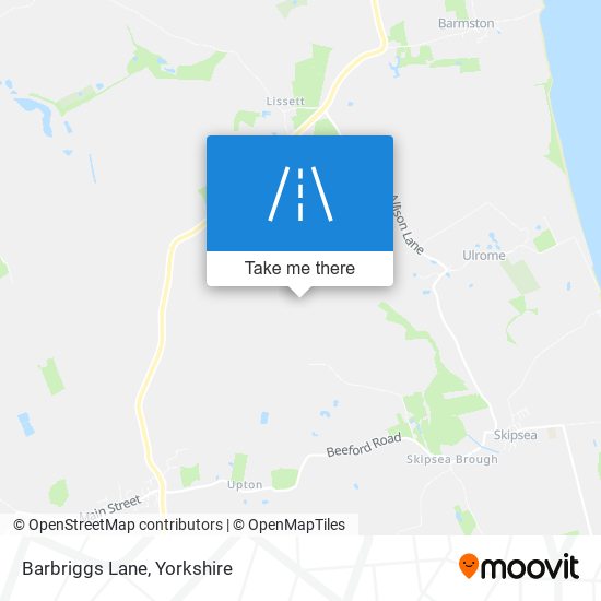 Barbriggs Lane map