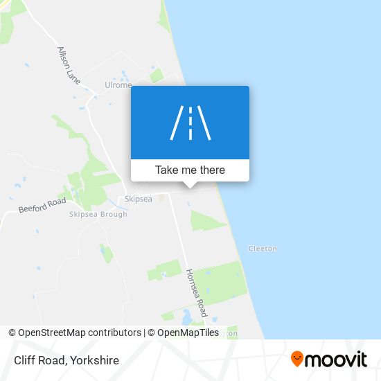 Cliff Road map