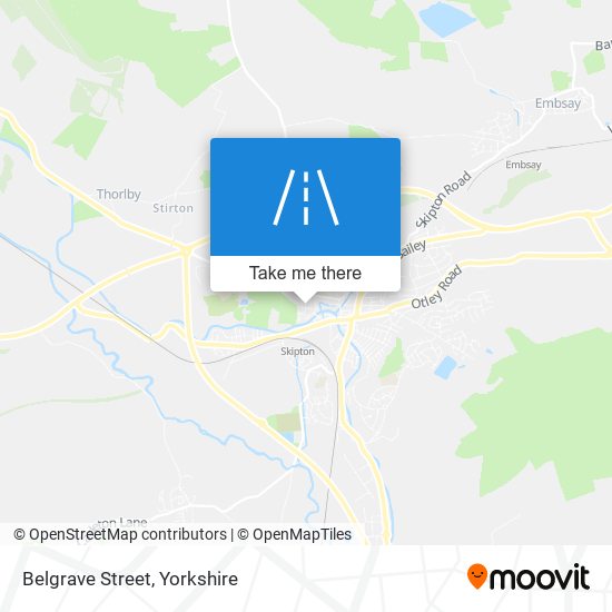 Belgrave Street map