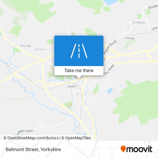 Belmont Street map