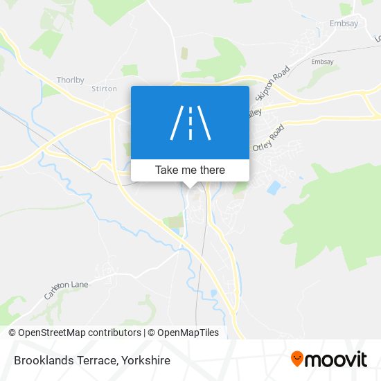 Brooklands Terrace map