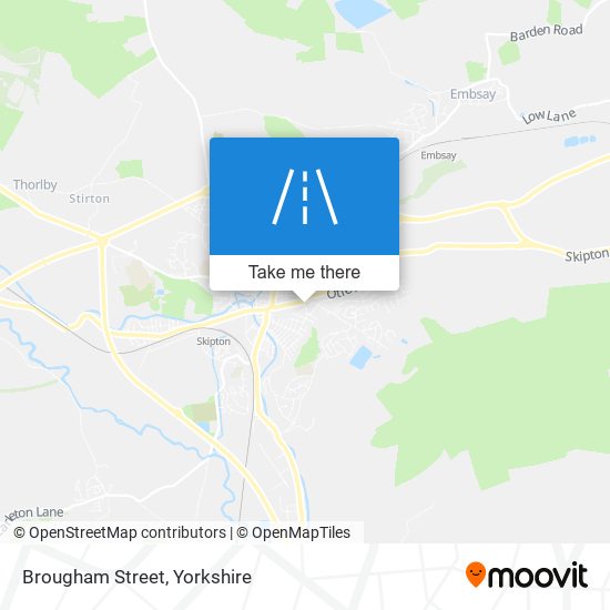 Brougham Street map