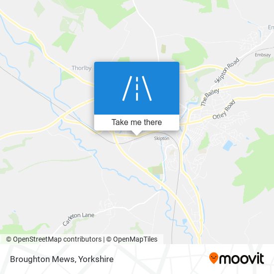 Broughton Mews map
