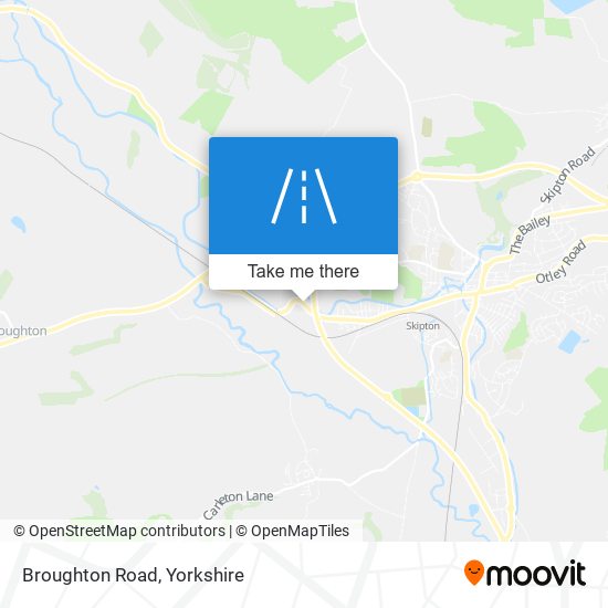 Broughton Road map