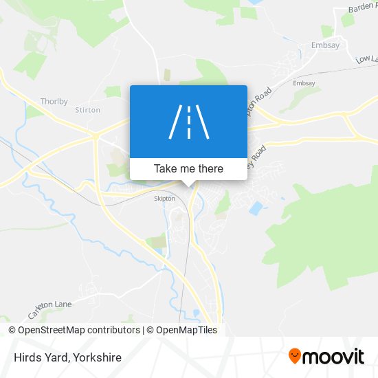 Hirds Yard map