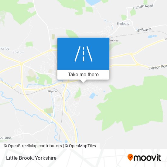 Little Brook map