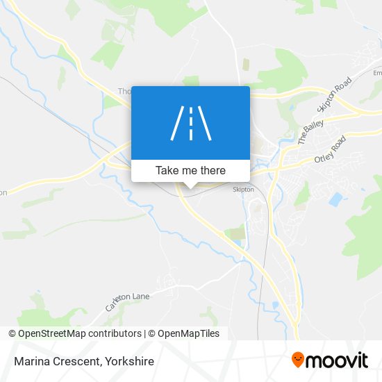 Marina Crescent map