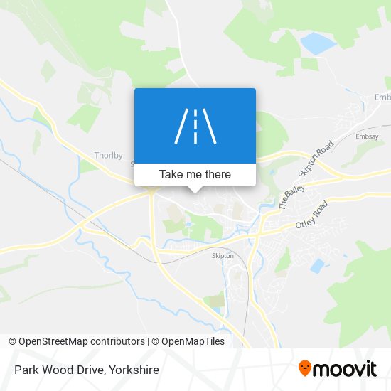 Park Wood Drive map
