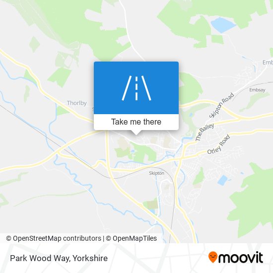 Park Wood Way map