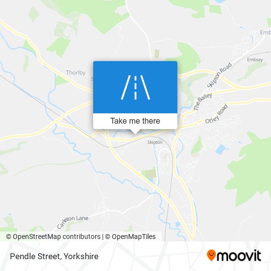 Pendle Street map