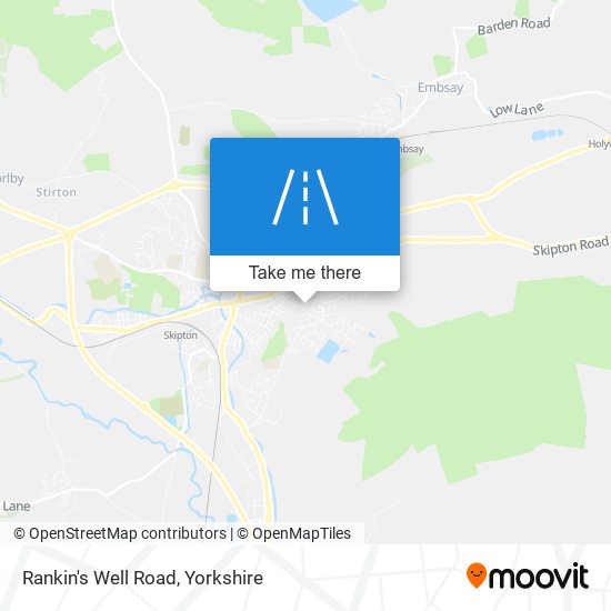 Rankin's Well Road map