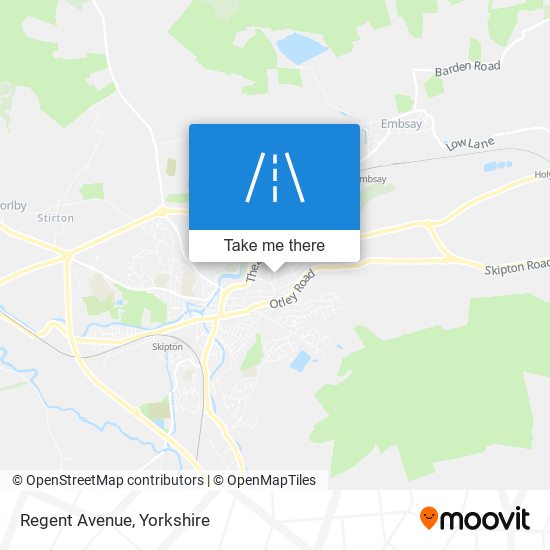 Regent Avenue map