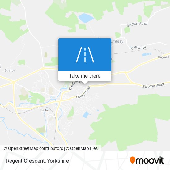 Regent Crescent map