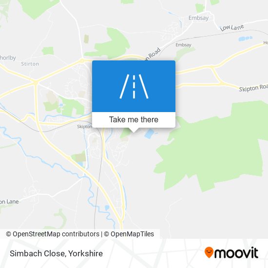 Simbach Close map