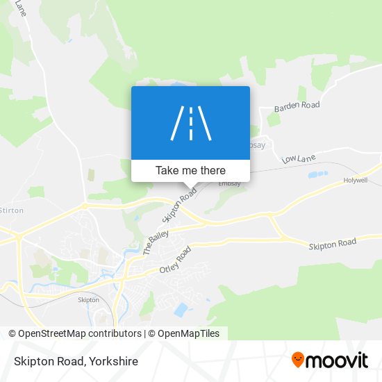 Skipton Road map