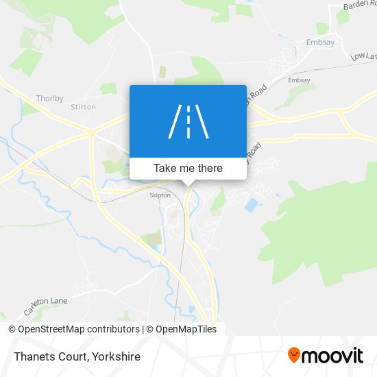 Thanets Court map