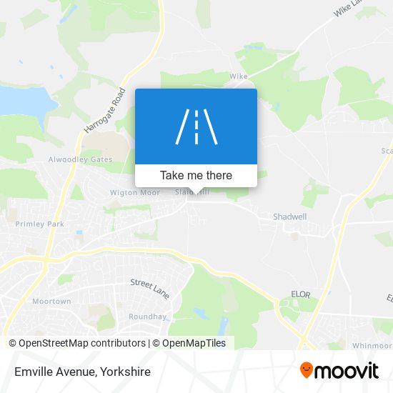 Emville Avenue map