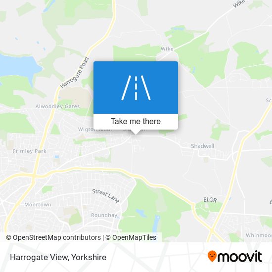Harrogate View map