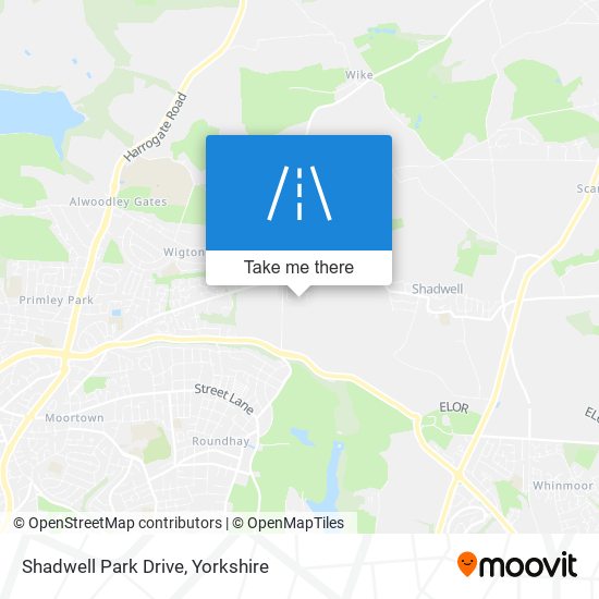 Shadwell Park Drive map