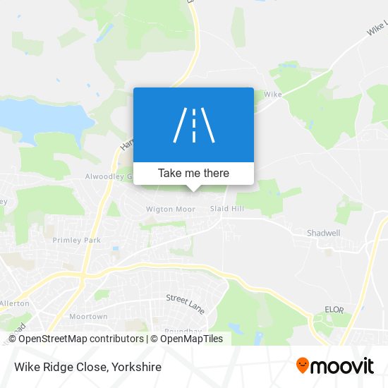 Wike Ridge Close map