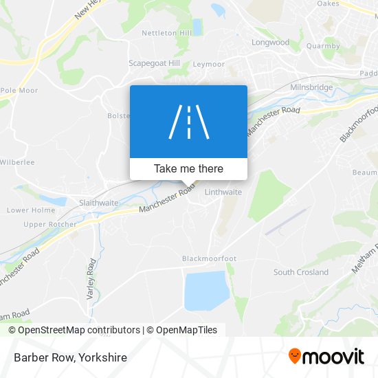 Barber Row map