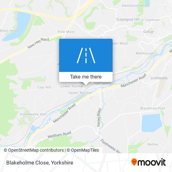 Blakeholme Close map