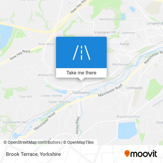 Brook Terrace map