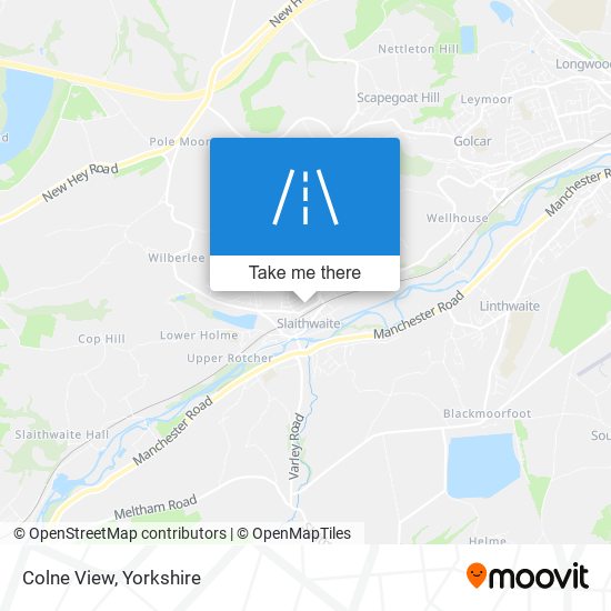 Colne View map