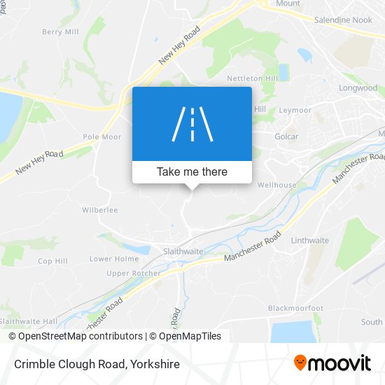 Crimble Clough Road map