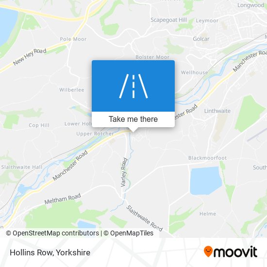 Hollins Row map