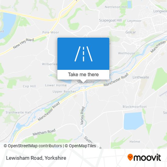 Lewisham Road map