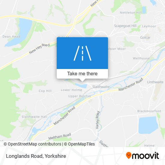 Longlands Road map