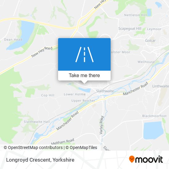 Longroyd Crescent map