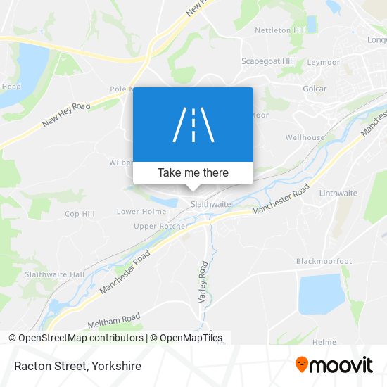 Racton Street map