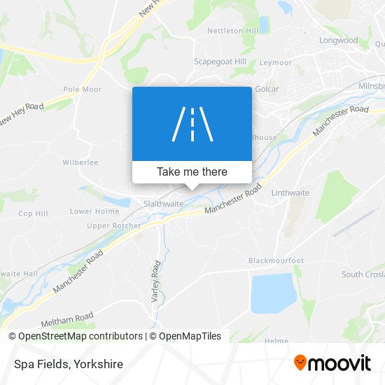 Spa Fields map