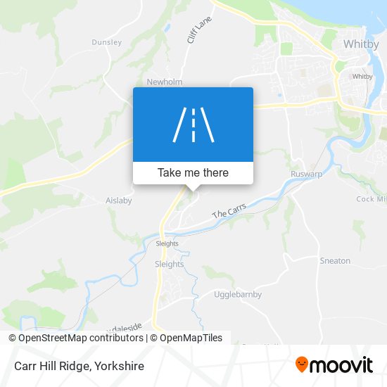 Carr Hill Ridge map