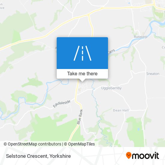 Selstone Crescent map