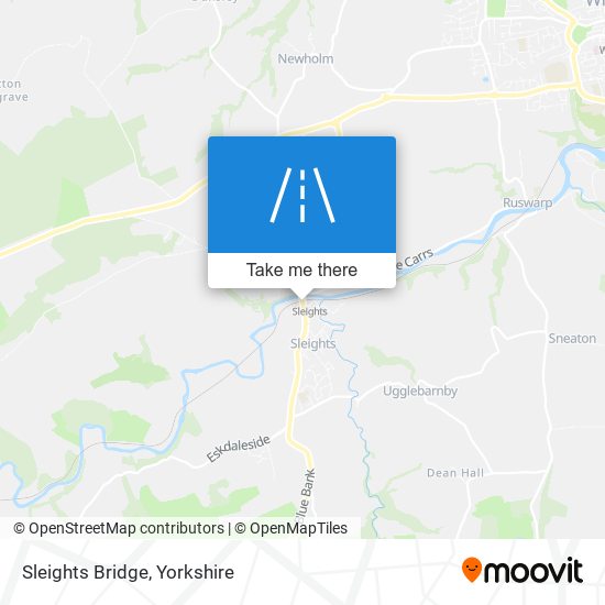 Sleights Bridge map