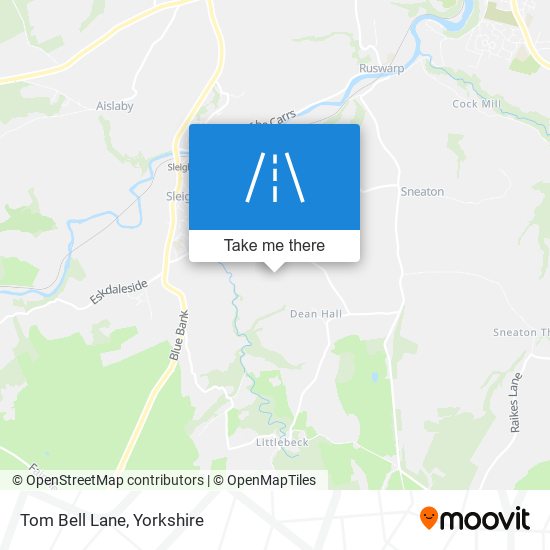 Tom Bell Lane map