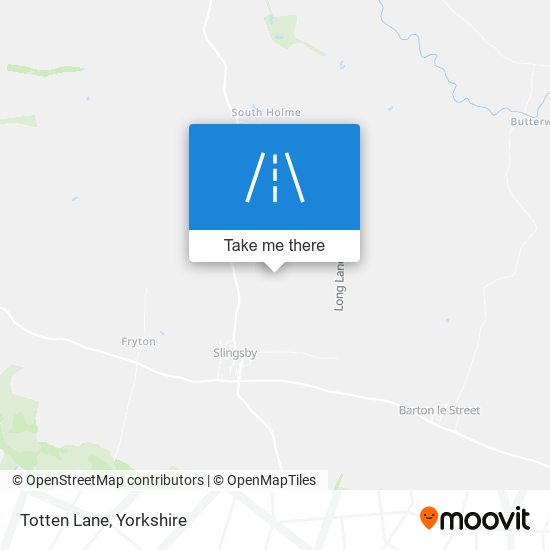 Totten Lane map