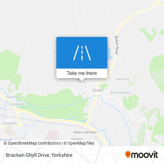 Bracken Ghyll Drive map