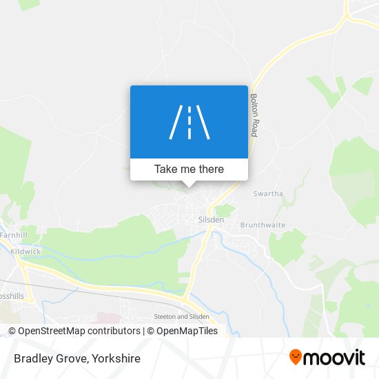 Bradley Grove map